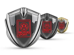 VW Badge Self Adhesive Durable Standard Size